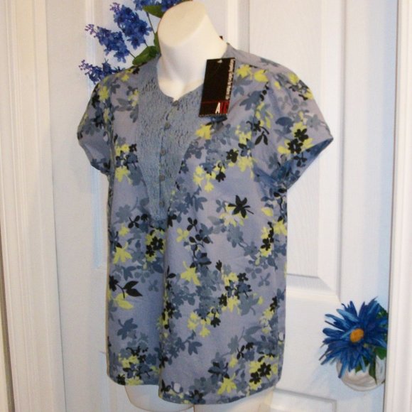 ❄️HP❄️ALC AT LAST CLASSICS Peasant Top Floral NWT - Picture 5 of 8